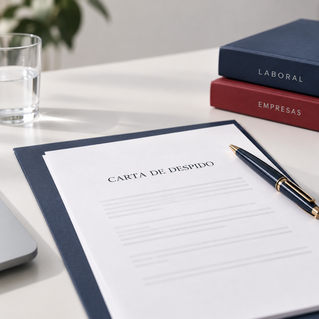 Carta de despido: redacción y revisión por abogado/a